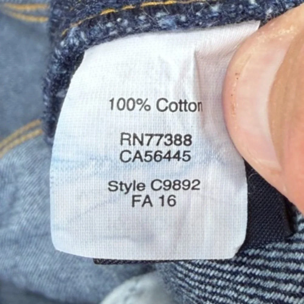 J Crew Men's The Sutton Jeans 36x32 (Real 37x32) Blue‎ Straight Denim